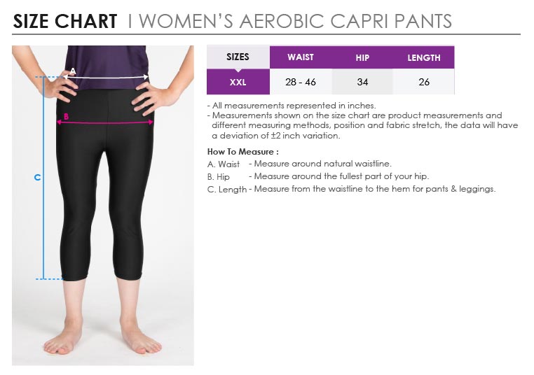 Women's Aerobic Pants / Seluar Aerobik Wanita | eHari