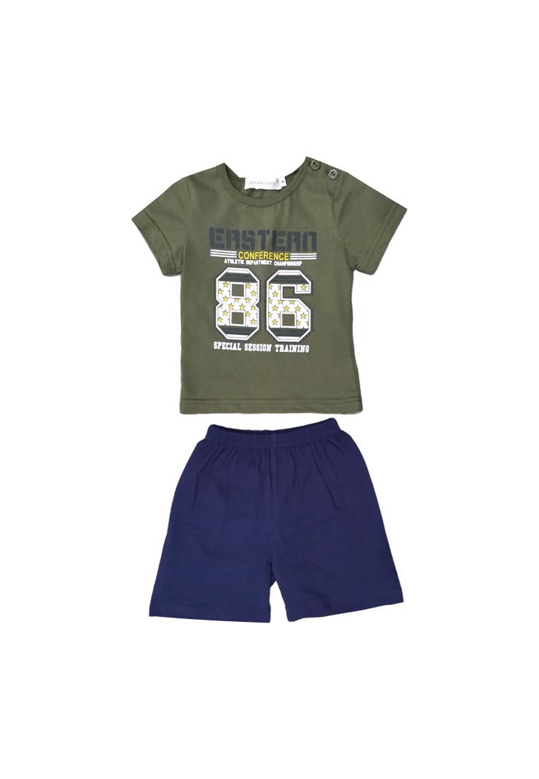 Baby Tee & Shorts Set / Set Baju Lengan Pendek Dan Seluar Pendek Bayi ...